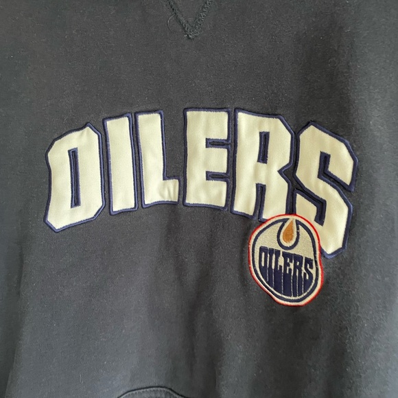 Edmonton Oilers Navy Hoodie - Picture 3 of 4
